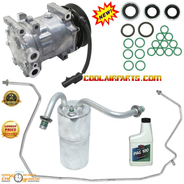 1994 - 2002 Dodge Dakota Durango Ram Pickup AC Compressor New Sanden 4785 FULL AC KIT 4755 4785